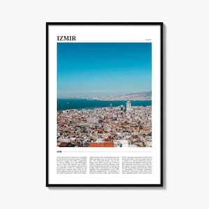 Izmir Travel Poster, Izmir Wall Art, Izmir Poster Print, Izmir Photo, Izmir Decor, Turkey