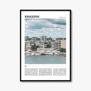 Kingston Travel Poster Canada, Kingston Wall Art, Kingston Poster Print, Kingston Photo, Kingston Decor, Ontario, Canada