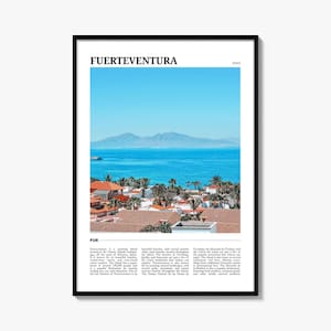 Fuerteventura Reiseplakat, Fuerteventura Wandkunst, Fuerteventura Poster Druck, Fuerteventura Foto, Fuerteventura Dekor, Spanien