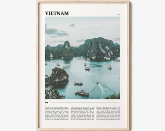 Vietnam Travel Poster, Vietnam Wall Art, Vietnam Poster Print, Vietnam Photo, Vietnam Decor, Southeast Asia