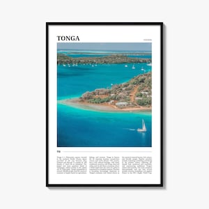 Tonga Travel Poster, Tonga Wall Art, Tonga Poster Print, Tonga Photo, Tonga Decor, Oceania