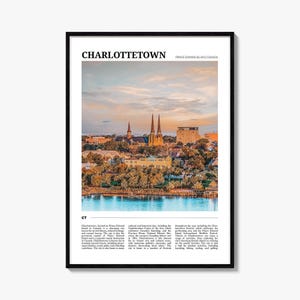 Charlottetown Travel Poster, Charlottetown Wall Art, Charlottetown Poster Print, Charlottetown Photo, Charlottetown Decor, Canada