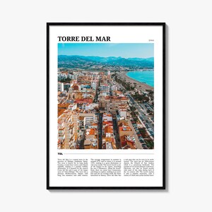 Torr del Mar Reiseplakat, Torre del Mar Wandkunst, Torre del Mar Poster Druck, Torre del Mar Foto, Torre del Mar Dekor, Spanien