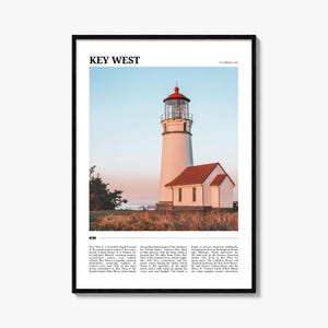 Key West-reisposter, Key West-muurkunst, Key West-posterafdruk, Key West-foto, Key West-decor, Florida, VS