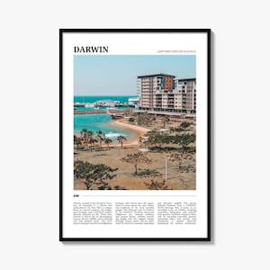 Darwin Travel Poster, Darwin Wall Art, Darwin Poster Print, Darwin Photo, Darwin Decor, Northern Territory, Australia