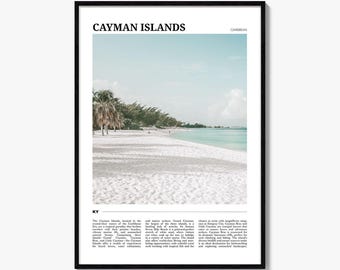 Cayman Islands Travel Poster, Cayman Islands Wall Art, Cayman Islands Poster Print, Cayman Islands Photo, Cayman Islands Decor, Caribbean