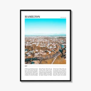 Hamilton Travel Poster New Zealand, Hamilton Wall Art, Hamilton Poster Print, Hamilton Photo, Hamilton Decor, New Zealand