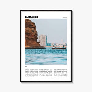 Karachi Reiseplakat No 2, Karachi Wandkunst, Karachi Poster Druck, Karachi Foto, Karachi Dekor, Pakistan