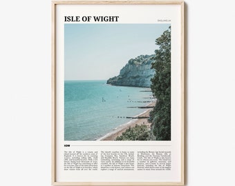 Isle of Wight Travel Poster, Isle of Wight Wall Art, Isle of Wight Poster Print, Isle of Wight Photo, Isle of Wight Decor, England, UK