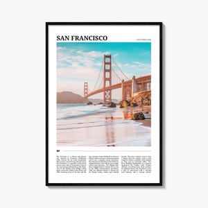 San Francisco Travel Poster No 3, San Francisco Wall, San Francisco Poster Print, San Francisco Photo, San Francisco Decor, California, USA