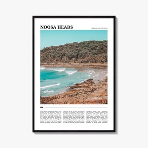 Noosa Heads Reiseplakat, Noosa Heads Wandkunst, Noosa Heads Poster Druck, Noosa Heads Foto, Noosa Heads Dekor, Australien