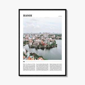 Hanoi Reise Poster, Hanoi Wandkunst, Hanoi Poster Druck, Hanoi Foto, Hanoi Dekor, Vietnam