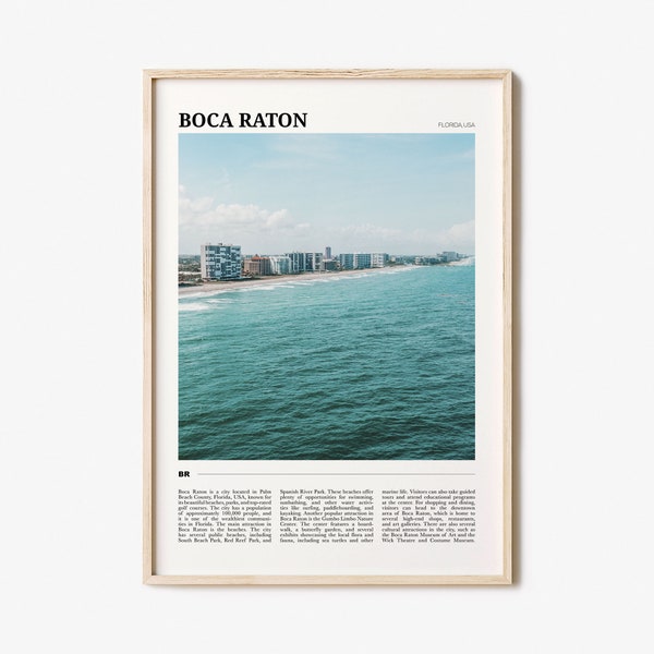 Boca Raton Wall Art Etsy