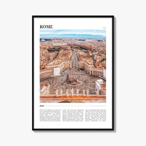 Rom Reise Poster, Rom Wandkunst, Rom Poster Druck, Rom Foto, Rom Dekor, Italien