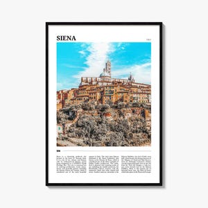 Siena Travel Poster, Siena Wall Art, Siena Poster Print, Siena Photo, Siena Decor, Italy