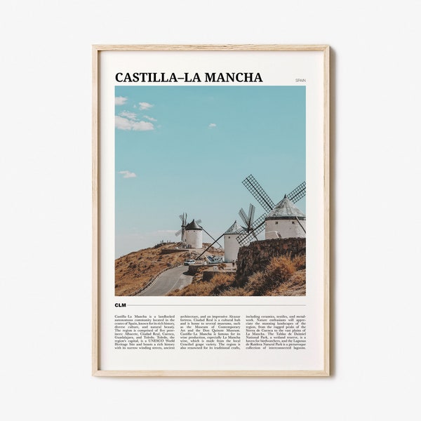 Castilla–La Mancha Travel Poster, Castilla–La Mancha Wall Art, Castilla–La Mancha Poster Print, Castilla–La Mancha Photo, Castilla–La Decor
