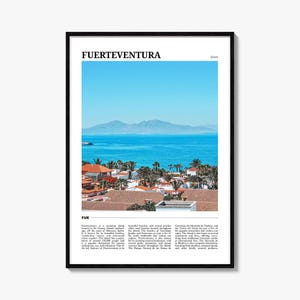 Fuerteventura Travel Poster, Fuerteventura Wall Art, Fuerteventura Poster Print, Fuerteventura Photo, Fuerteventura Decor, Spain