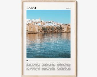 Rabat Travel Poster, Rabat Wall Art, Rabat Poster Print, Rabat Photo, Rabat Decor, Morocco