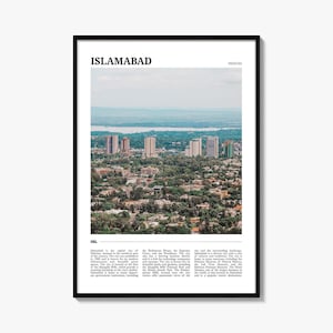 Islamabad Travel Poster, Islamabad Wall Art, Islamabad Poster Print, Islamabad Photo, Islamabad Decor, Pakistan