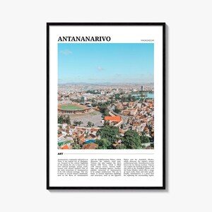 Antananarivo Travel Poster, Antananarivo Wall Art, Antananarivo Poster Print, Antananarivo Photo, Antananarivo Decor, Madagascar