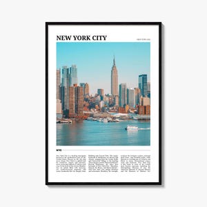 New York City Reiseplakat Nr. 1, New York City Wandkunst, New York City Poster, New York City Foto, New York City Dekor, New York, USA