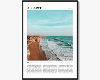 Algarve Travel Poster, Algarve Wall Art, Algarve Poster Print, Algarve Photo, Algarve Decor, Portugal