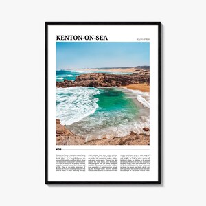 Kenton On Sea Reiseplakat, Kenton-on-Sea Wandkunst, Kenton-on-Sea Poster Druck, Kenton-on-Sea Foto, Kenton-on-Sea-Dekor, Südafrika