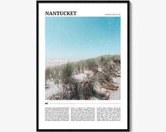 Nantucket Travel Poster, Nantucket Wall Art, Nantucket Poster Print, Nantucket Photo, Nantucket Decor, Massachusetts, USA