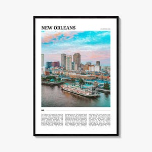 New Orleans Reiseplakat, New Orleans Wandkunst, New Orleans Poster Druck, New Orleans Foto, New Orleans Dekor, Louisiana, USA