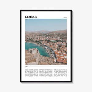 Lemnos Reiseposter, Lemnos Wandkunst, Lemnos Poster Druck, Lemnos Foto, Lemnos Dekor, Griechenland