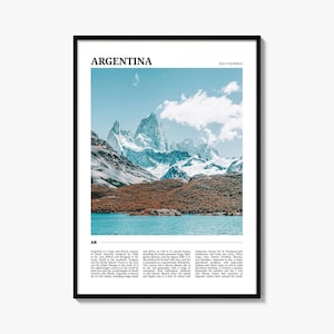 Argentina Travel Poster, Argentina Wall Art, Argentina Poster Print, Argentina Photo, Argentina Decor, South America