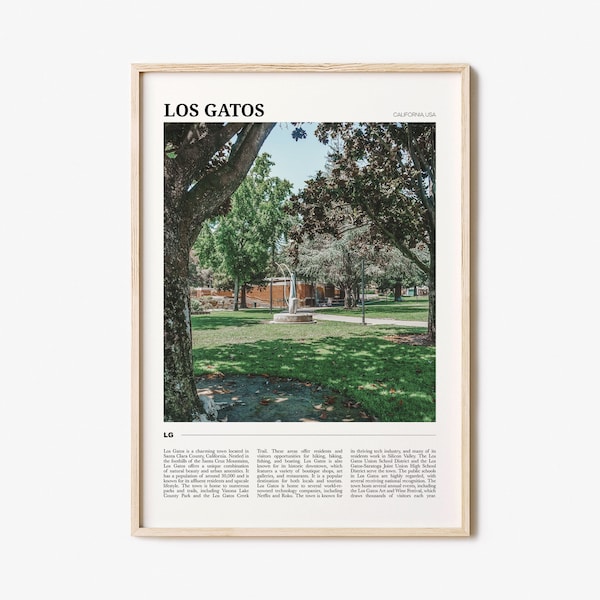 Los Gatos Travel Poster, Los Gatos Wall Art, Los Gatos Poster Print, Los Gatos Foto, Los Gatos Decor, Californië, VS