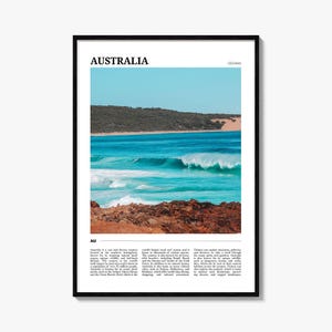 Australia Travel Poster, Australia Wall Art, Australia Poster Print, Australia Photo, Australia Decor, Oceania