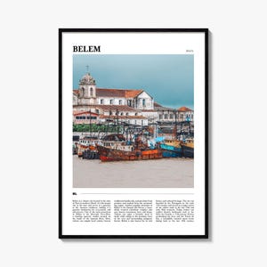 Belem Reise Poster, Belem Wandkunst, Belem Poster Druck, Belem Foto, Belem Dekor, Brasilien