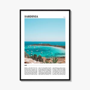 Sardinia Travel Poster, Sardinia Wall Art, Sardinia Poster Print, Sardinia Photo, Sardinia Decor, Italy