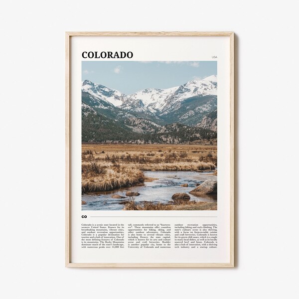 Colorado Wall Art Etsy