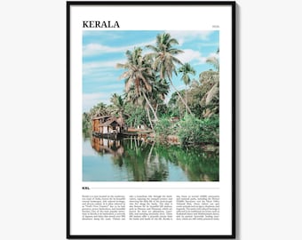 Kerala Travel Poster, Kerala Wall Art, Kerala Poster Print, Kerala Photo, Kerala Decor, India