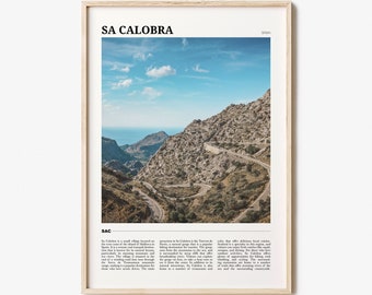 Sa Calobra Travel Poster, Sa Calobra Wall Art, Sa Calobra Poster Print, Sa Calobra Photo, Sa Calobra Decor, Spain