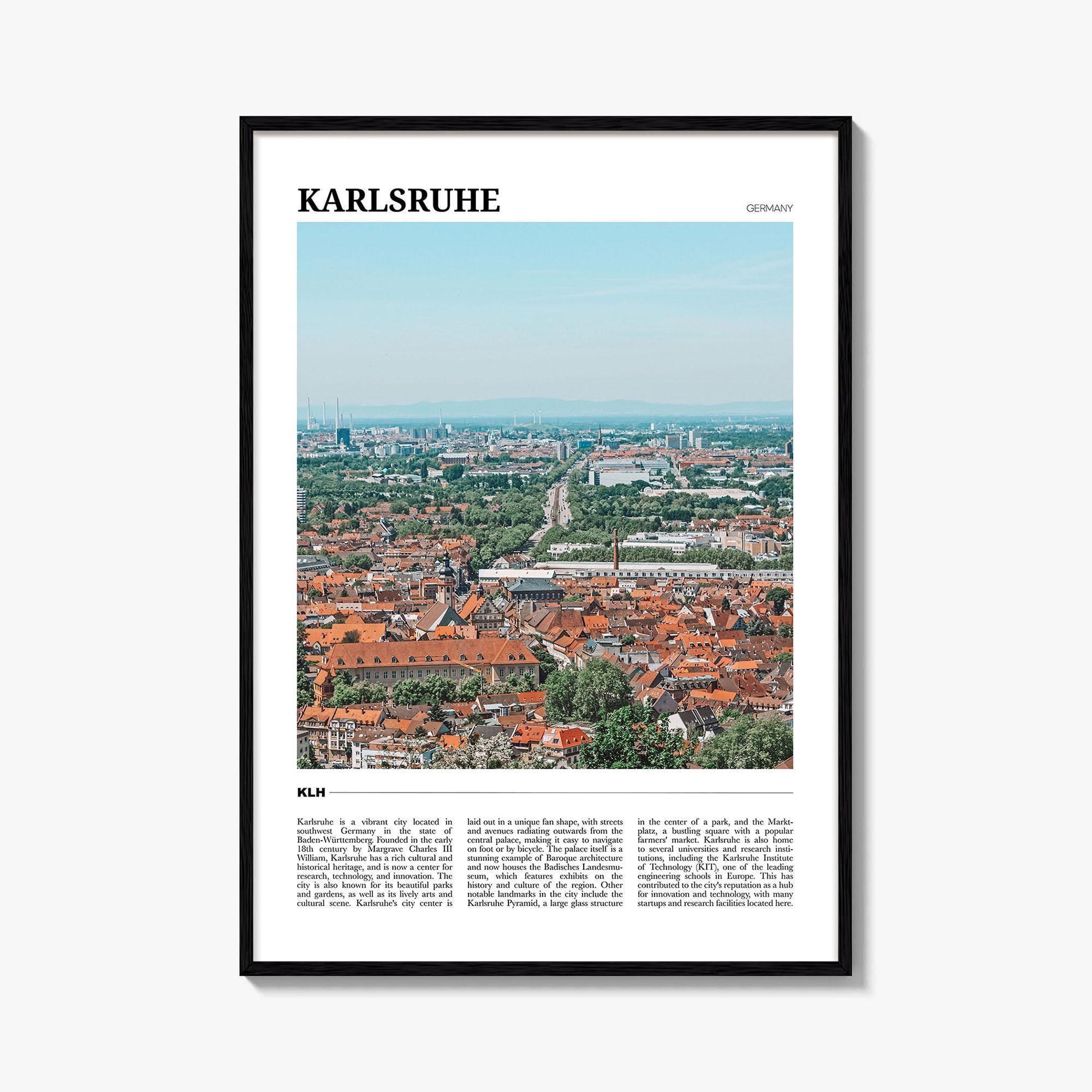 Karlsruhe Travel Poster, Karlsruhe Wall Art, Karlsruhe Poster Print, Karlsruhe Photo, Karlsruhe Decor, Germany