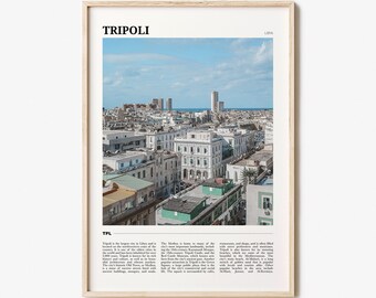 Tripoli Travel Poster, Tripoli Wall Art, Tripoli Poster Print, Tripoli Photo, Tripoli Decor, Libya