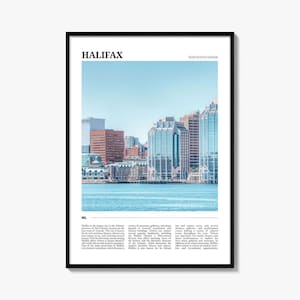 Halifax Travel Poster, Halifax Wall Art, Halifax Poster Print, Halifax Photo, Halifax Decor, Nova Scotia, Canada