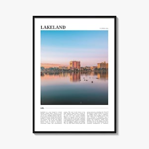 Lakeland-reisposter, Lakeland-muurkunst, Lakeland-posterprint, Lakeland-foto, Lakeland-decor, Florida, VS