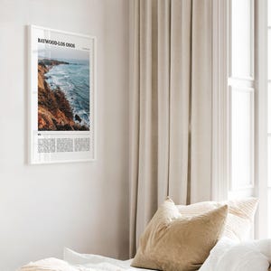 Cartel de viaje de Baywood Los Osos, Arte de pared de Baywood-Los Osos, Impresión de póster de Baywood-Los Osos, Foto de Baywood-Los Osos, Decoración de Baywood-Los Osos imagen 4