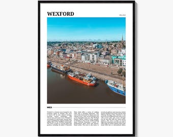 Wexford Poster Print, Ireland Photo, Leinster Wall Art, Irish Town Travel Decor