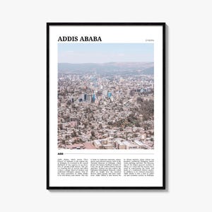 Addis Ababa Travel Poster, Addis Ababa Wall Art, Addis Ababa Poster Print, Addis Ababa Photo, Addis Ababa Decor, Ethiopia