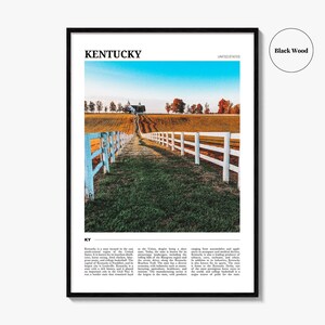 Kentucky Poster Print, Bluegrass State Photo, Mammoth Cave Wall Art, Bourbon Trail Travel Decor image 6