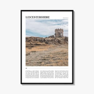 Leicestershire Travel Poster, Leicestershire Wall Art, Leicestershire Poster Print, Leicestershire Photo, Leicestershire Decor, England, UK