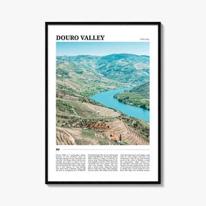 Douro Valley Travel Poster, Douro Valley Wall Art, Douro Valley Poster Print, Douro Valley Photo, Douro Valley Decor, Portugal