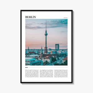 Berlin Travel Poster, Berlin Wall Art, Berlin Poster Print, Berlin Photo, Berlin Decor, Germany