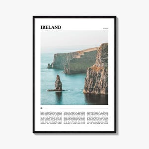 Irland Reise Poster, Irland Wandkunst, Irland Poster Druck, Irland Foto, Irland Dekor, Europa